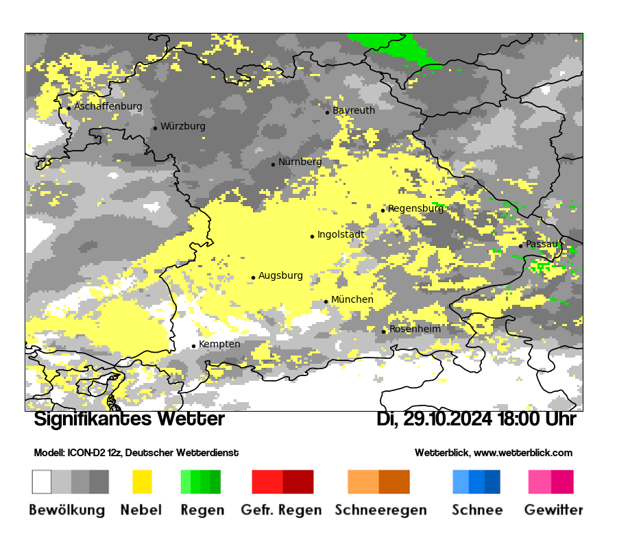 Modellkarten Signifikantes Wetter