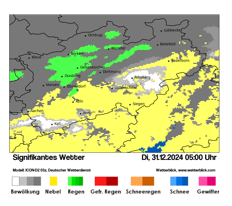 Modellkarten Signifikantes Wetter