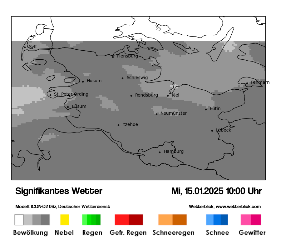 Modellkarten Signifikantes Wetter