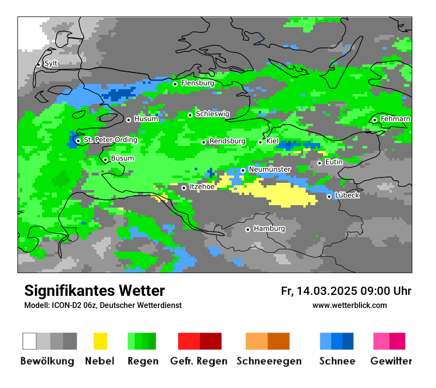 Modellkarten Signifikantes Wetter