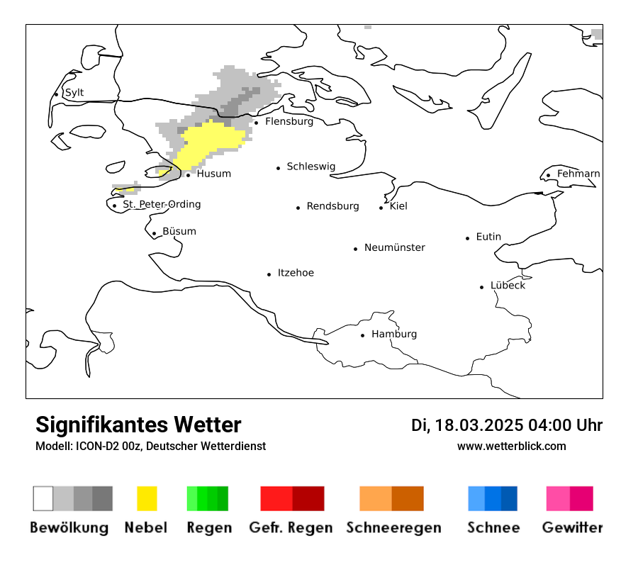 Modellkarten Signifikantes Wetter