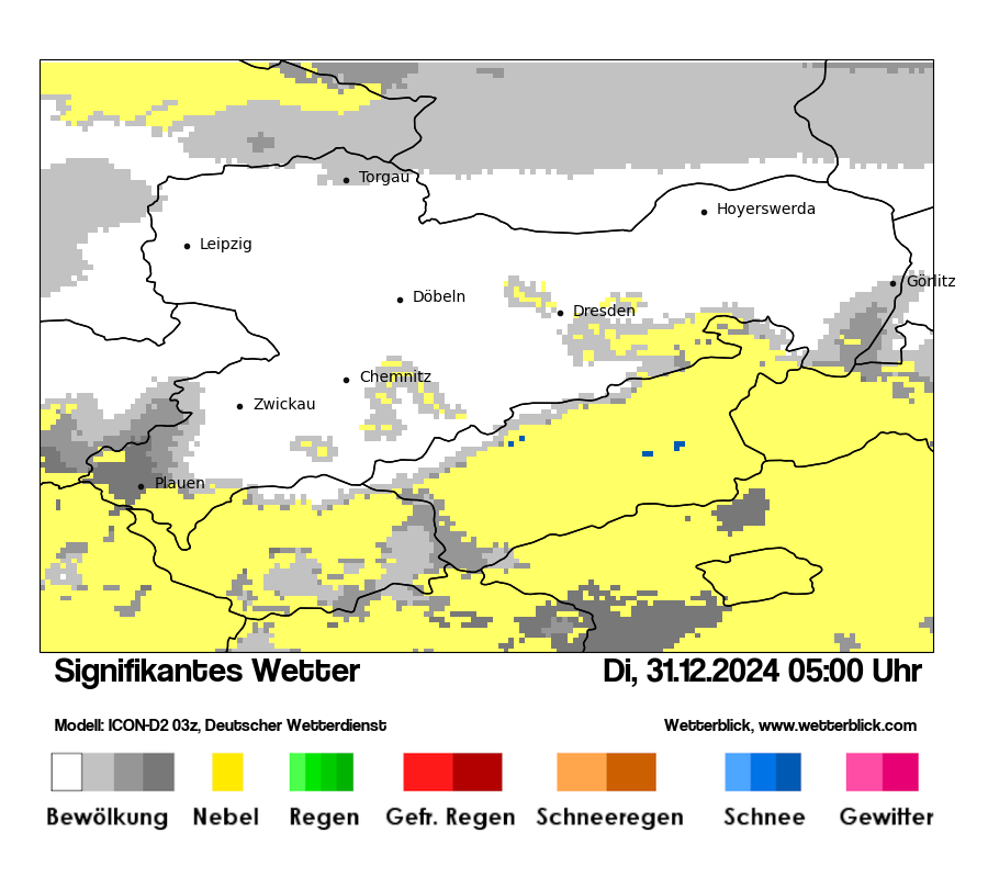 Modellkarten Signifikantes Wetter