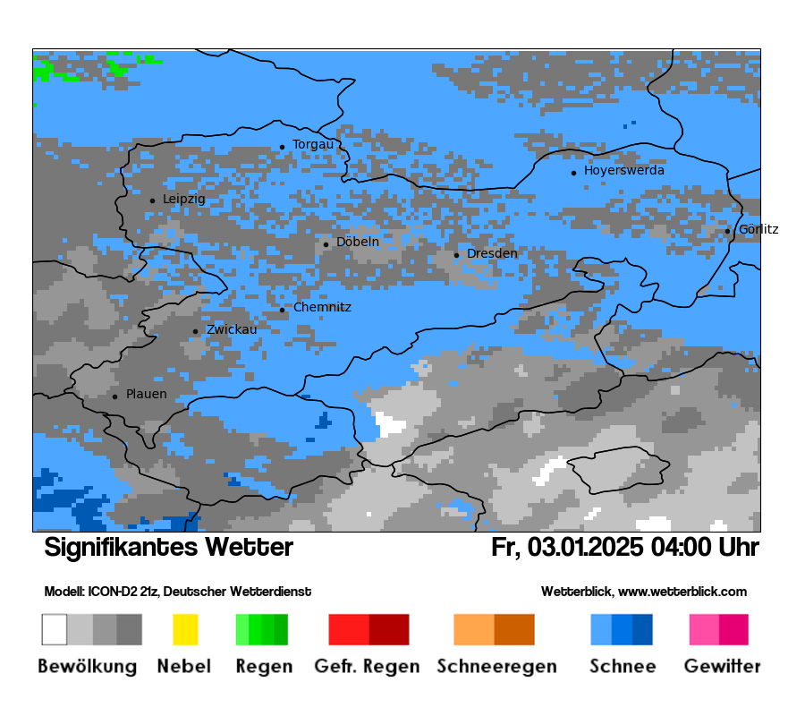 Modellkarten Signifikantes Wetter