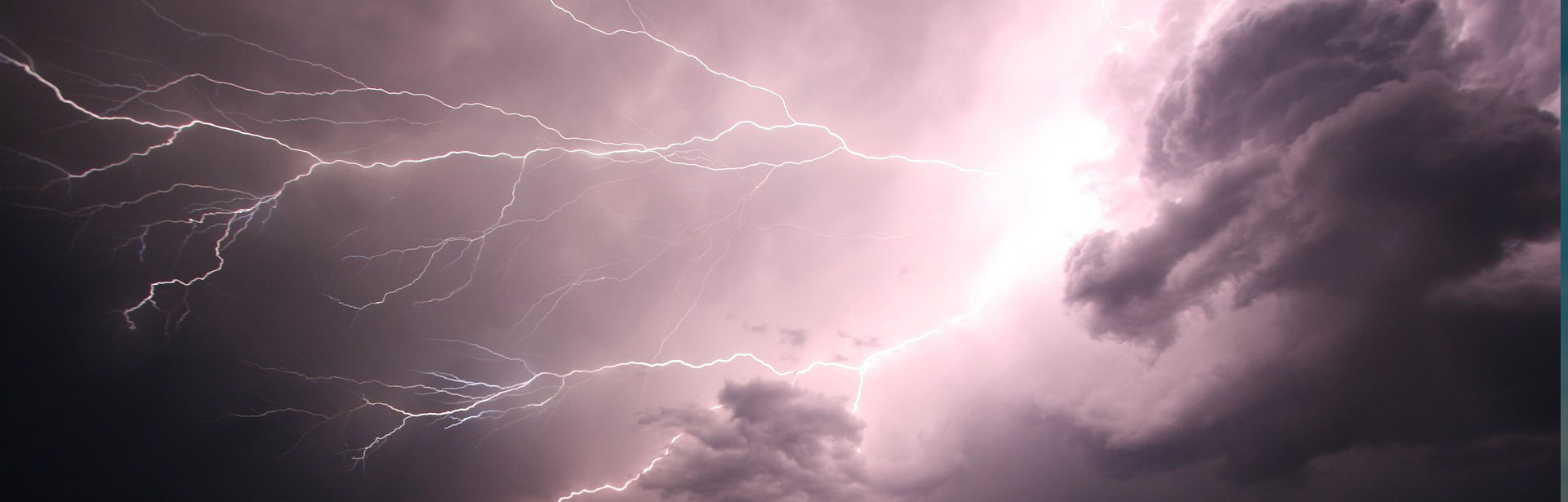 Blitz bei einem Gewitter